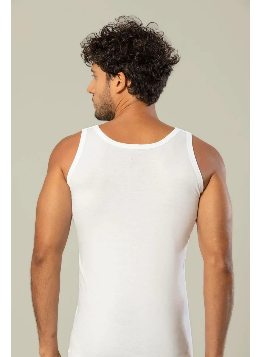 إيردم Men's Camisole Square Neck Undershirt 1128 - 3 Pieces