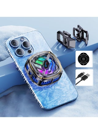 Magnetic Cell Phone Cooler, Phone Cooling Fan with RGB Light and Temperature Display, Portable Lightweight Mobile Phone Cooling Fan, Phone Radiator for Mobile Gaming, Live Streaming - pzsku/Z4ACB68B7E13DCEBF2CECZ/45/_/1719546421/7386b48b-3591-46d7-8ae4-2e6736302095