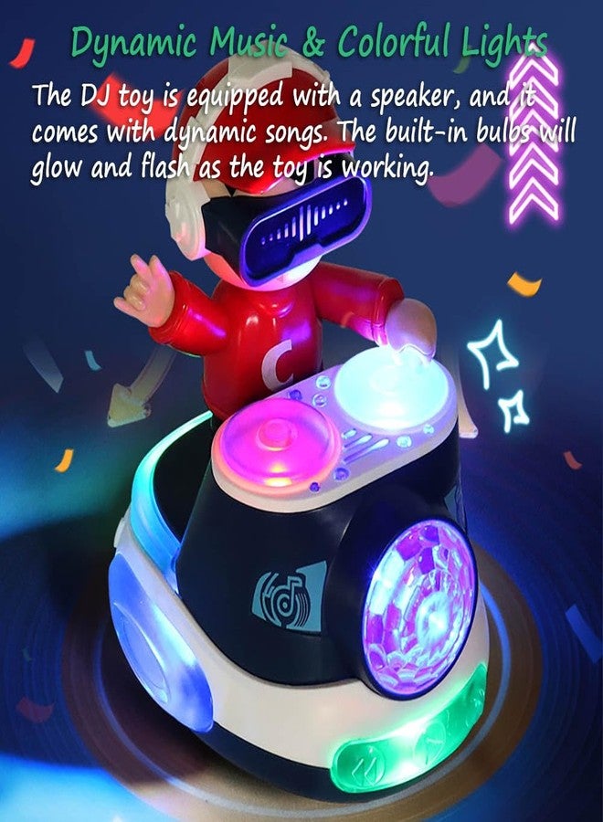 Miracland DJ Dancing Toy, DJ Musical Toy for Toddlers Scratch DJing Boy Dancing with Dynamic Music and Colorful Lights (Blue) - Image 5