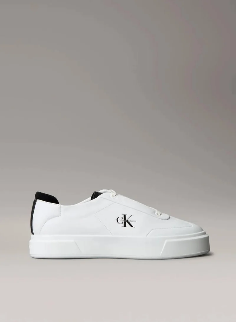 Leather And Suede Signature Trainers