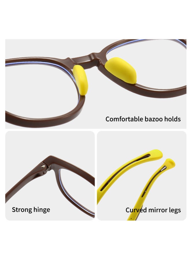 Boca Youth Anti-blu-ray Series Fashion Children's Mobile Phone Computer Goggles Children's Silicone Glasses 91045 - Image 3