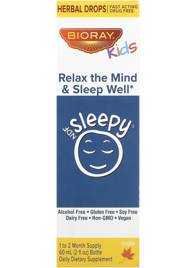 Kids, NDF Sleepy, Maple, 2 fl oz (60 ml)