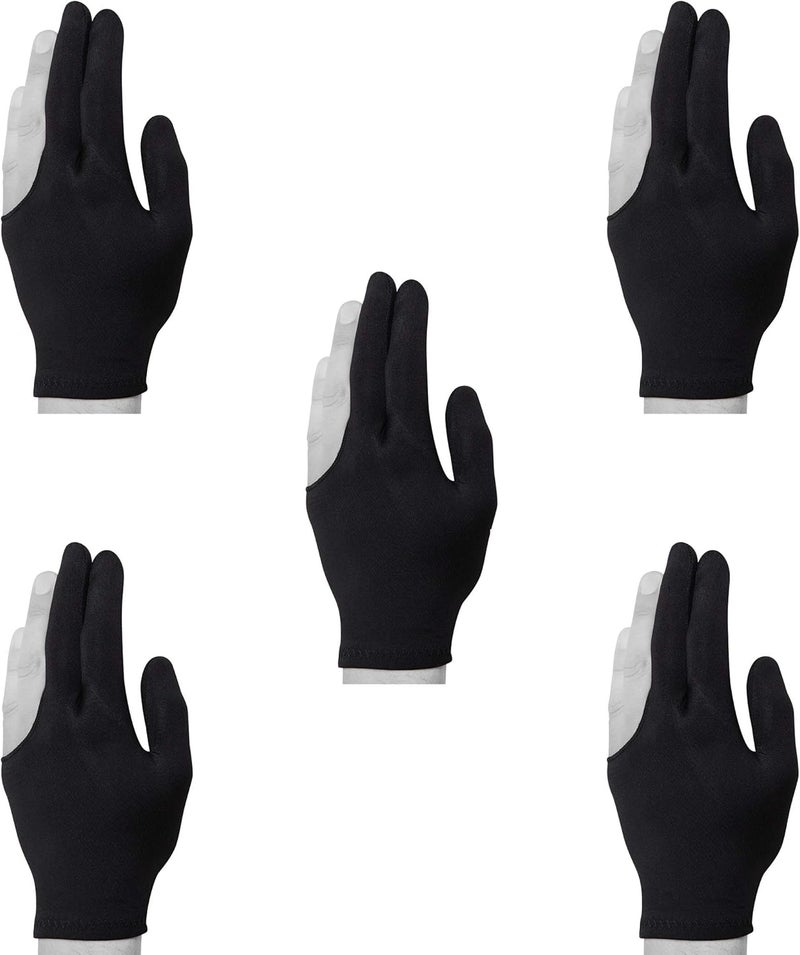 Quality gloves Billiard Quality Pool Cue Billiard Glove - Fits Either Hand - One Size fits All - Choose Your Color - Image 2