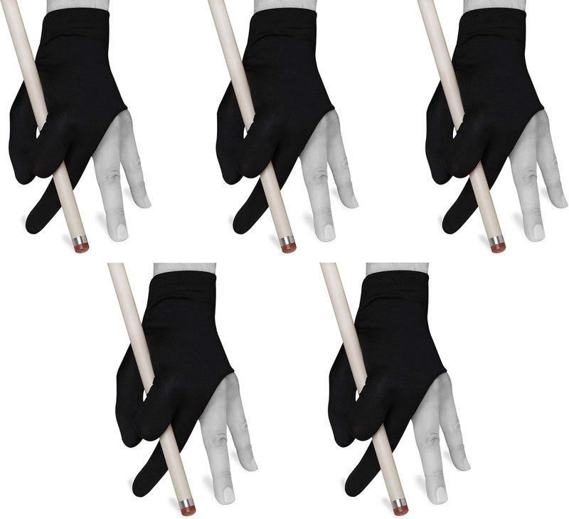 Quality gloves Billiard Quality Pool Cue Billiard Glove - Fits Either Hand - One Size fits All - Choose Your Color - Image 1