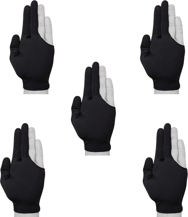 Quality gloves Billiard Quality Pool Cue Billiard Glove - Fits Either Hand - One Size fits All - Choose Your Color - Image 3