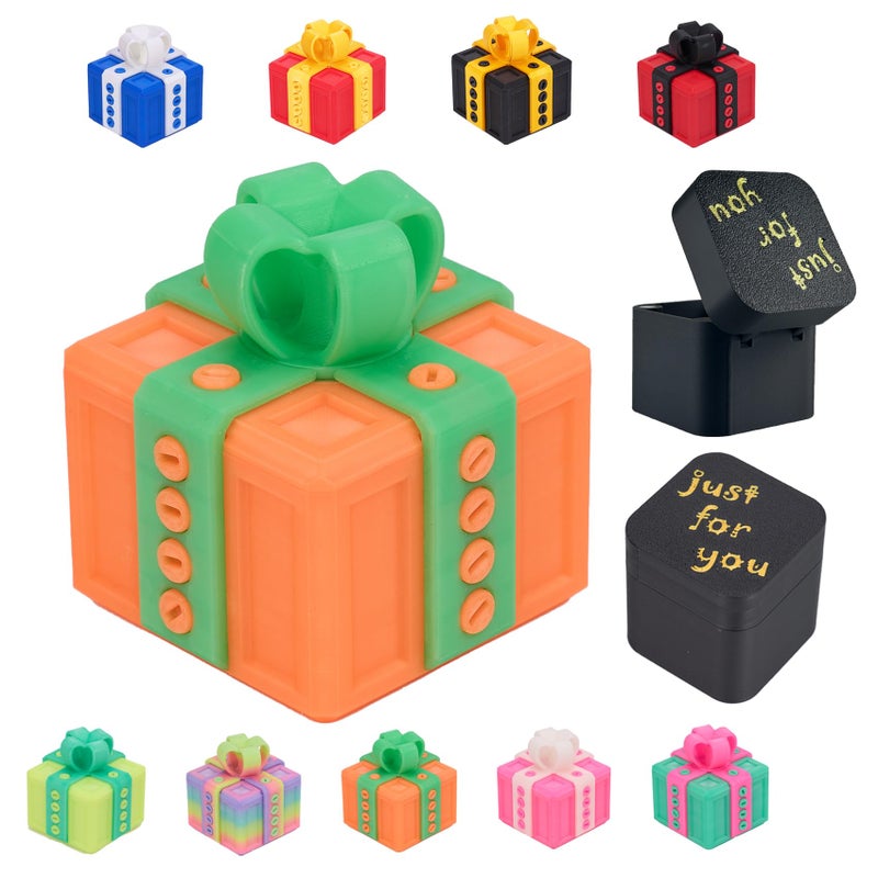 CGXRDK Annoying Gift Box with ScrewsIncludes Finger Box InsidePrank Popup Finger Fun Gag Novelty GiftGlow in The Dark ColorTakeApart Puzzle Surprise Prank Box - Image 3