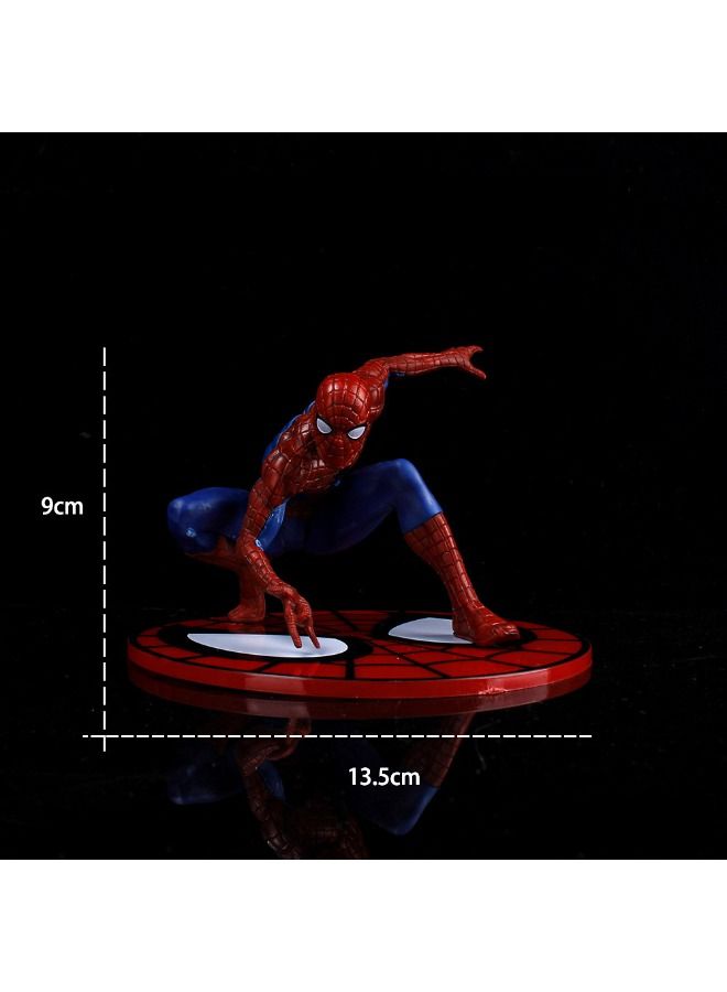 Marvel Legends Series Spiderman Figure with Base, Collectible Model Statue Spider-Man Figure Toy 13.5*8.5cm  - Image 4