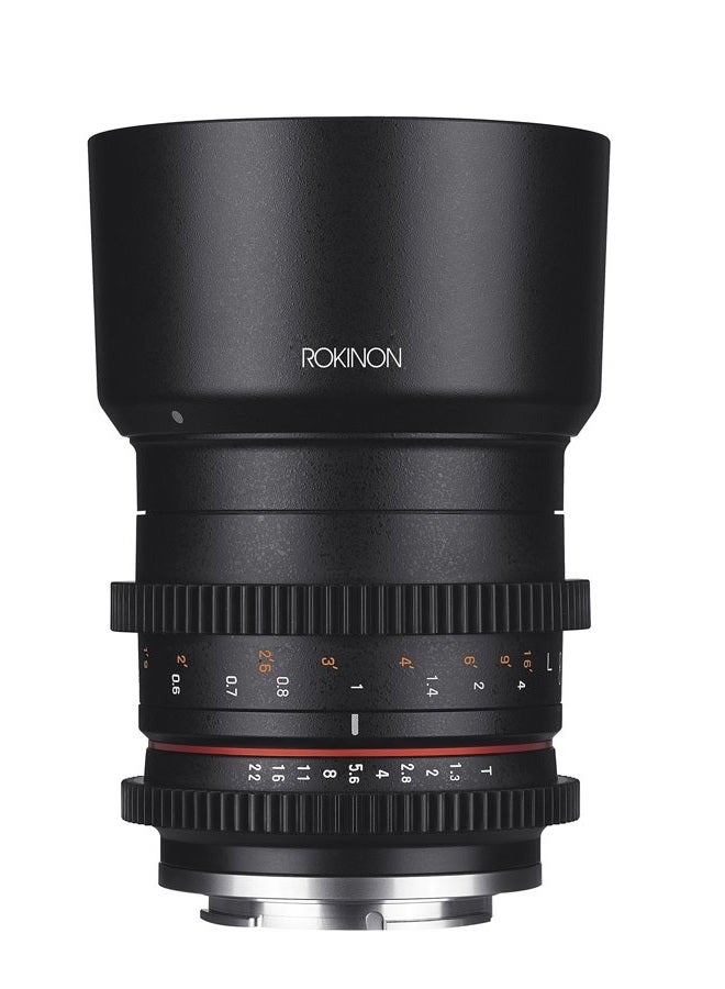 Rokinon cv50m-mft 50mm t1.3 compact high speed cine lens for micro four thirds, black - Image 1