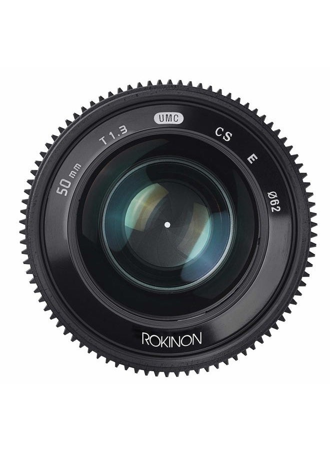 Rokinon cv50m-mft 50mm t1.3 compact high speed cine lens for micro four thirds, black - Image 4