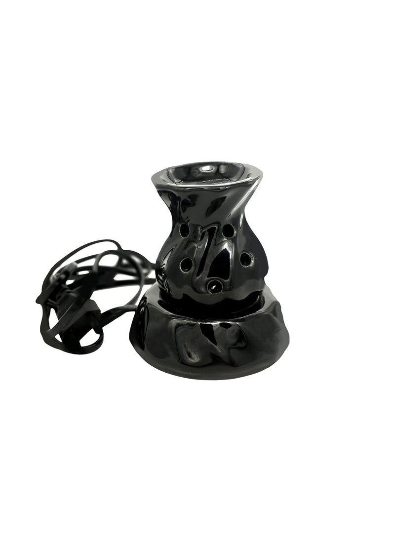 ROYAL SAPPHIRE Royal Sapphire Amos Handcrafted Ceramic Electric Round Shaped Aroma Diffuser Oil Burner for Home with Aroma Oils English Lavender Fragrance 10ml  - Image 2