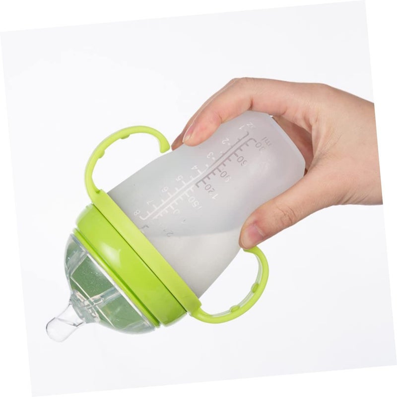 6 Pack Removable Baby Bottle Handles Flexible Twist Resistant Easy Grip For Independent Drinking - Image 5