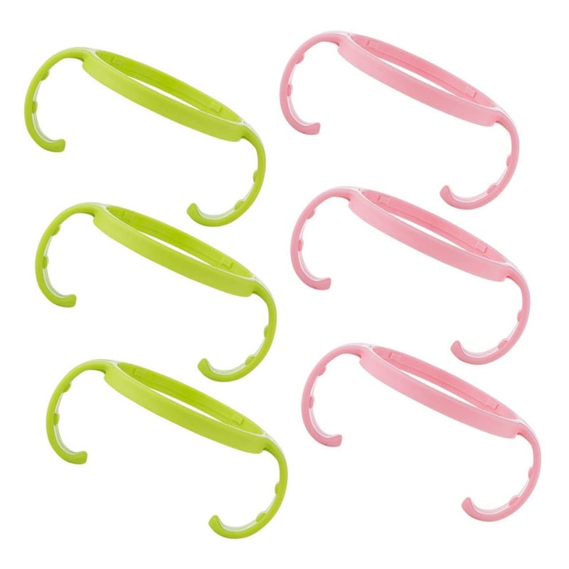 6 Pack Removable Baby Bottle Handles Flexible Twist Resistant Easy Grip For Independent Drinking - Image 2