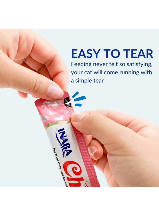 إينابا مكافآت القطط من Churu، مهروسة كريمية قابلة لللعق والضغط مع فيتامين E، 0.5 أونصة لكل أنبوب، 120 أنبوبًا في المجموع، متنوعة من الدجاج - Image 5