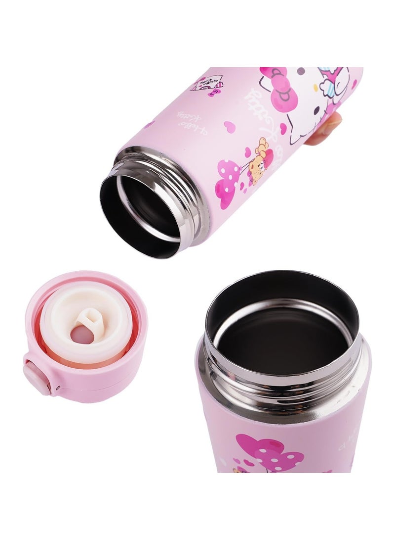 general Cartoon Cat Cat Water Bottle Ladies Thermal Mug Kawaii Vacuum Insulated Stainless Steel Water Bottle Cute Girl's Gift - Image 4