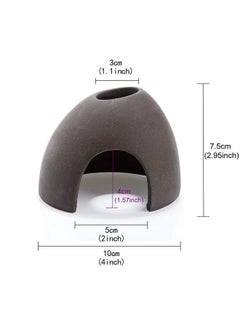 Saim Saim Aquarium Decorations Ceramic Cave,Betta Fish Tank Accessories for Betta Fishes Shrimp Shelter Breeding Tube Hiding, Aquatic Pets to Rest, Betta Fish Toys  - Image 2