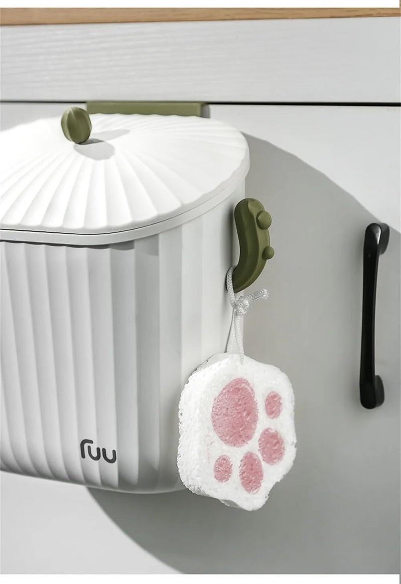 PIKFOS Trash Bin Hanging Trash Can Kitchen Cabinet Door Collapsible Dust Bin Room Car Waste Box Kitchen Tools Kitchen Supplies Pack of 1 - Image 5