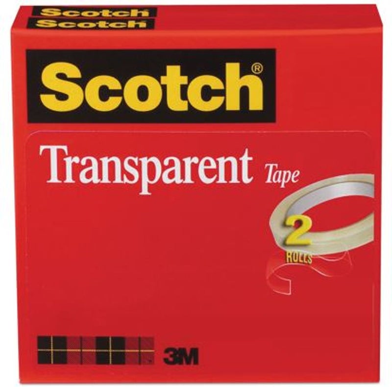 3M Scotch - 600 Transparent Tape 3/4In X