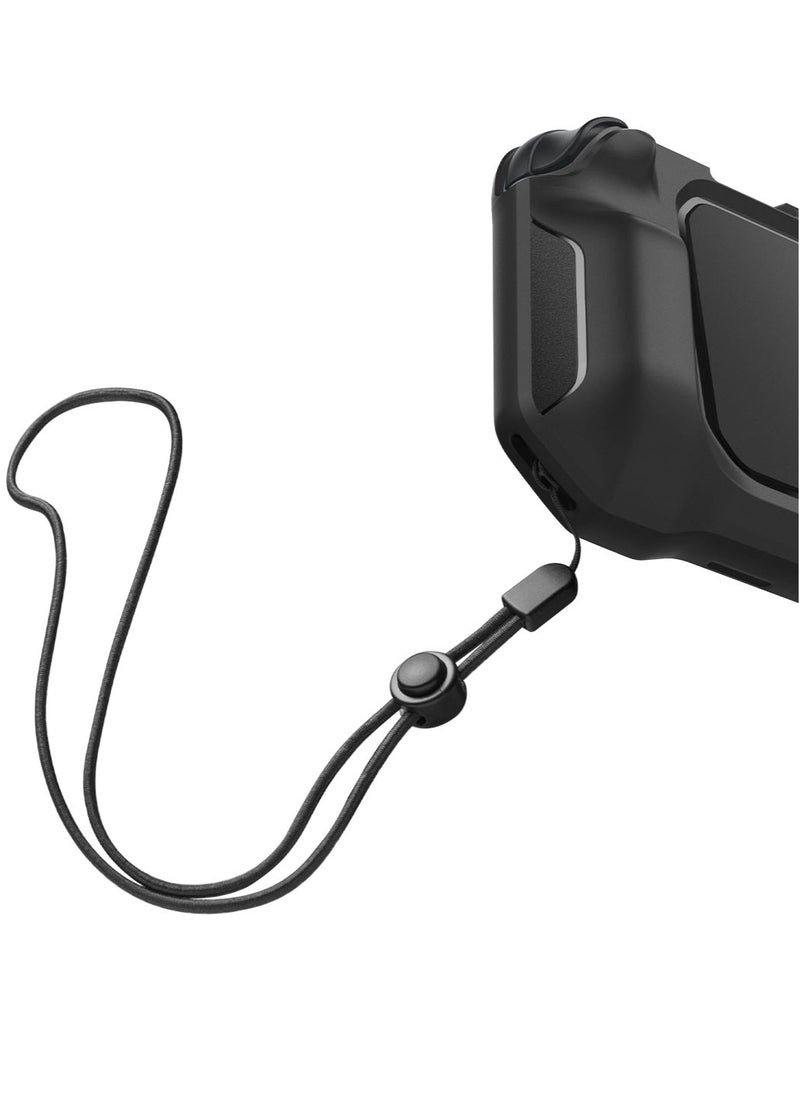 Spigen - Rugged Armor Nintendo Switch 2 Case Cover (2025) Protective Handheld Case with Ergonomic Grip & Strap (Not Compatible with Switch Dock) - Matte Black - Image 1