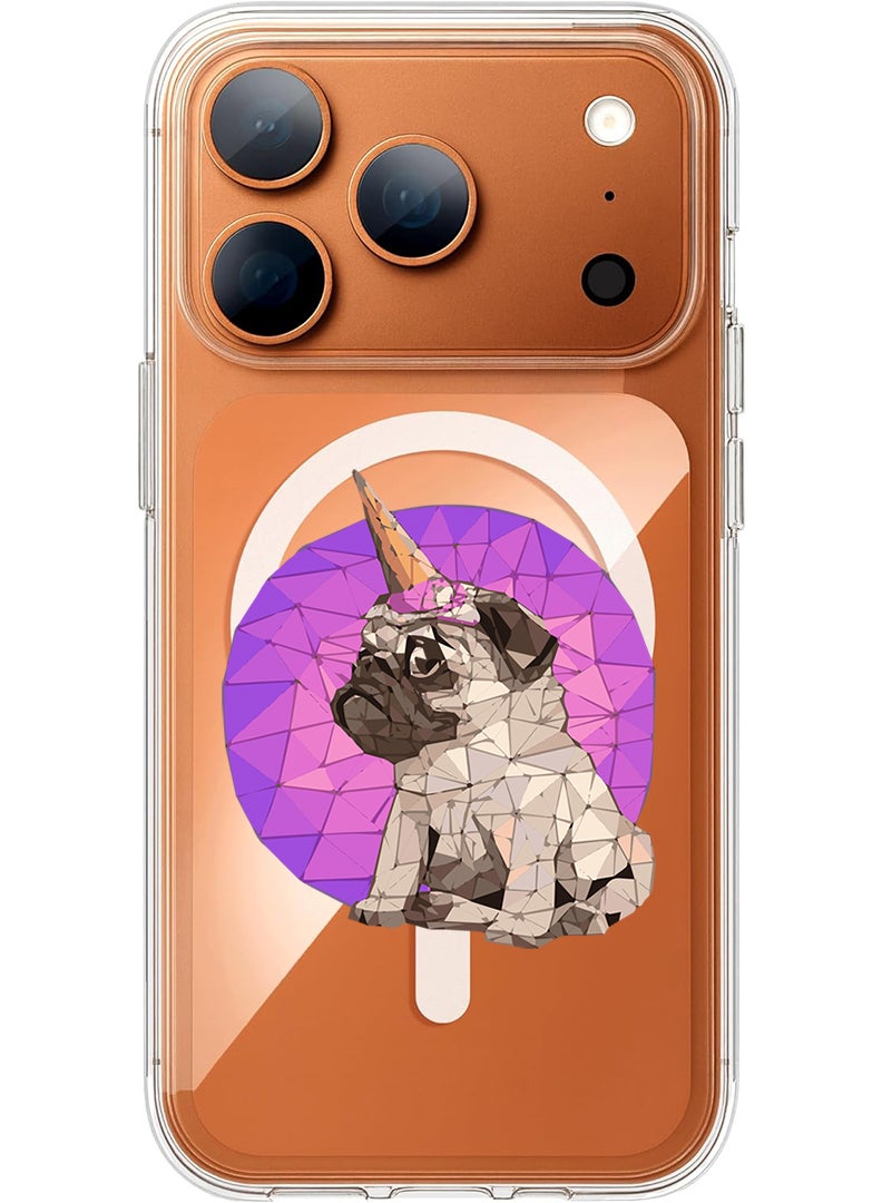 Theodor Magnetic Case for Apple iPhone 17 Pro Max Compatible with MagSafe Wireless Charging, Shockproof Phone Bumper Cover - Restart the world - Image 1