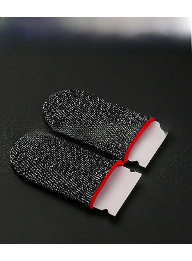 Silver Fiber Game Finger Set Chicken Finger Set 24-pin Silver Fiber Gloves E-sports Breathable Sweat-proof Sliding Mobile Game Finger Set-Product Color:E-sports Model ]  - Image 5