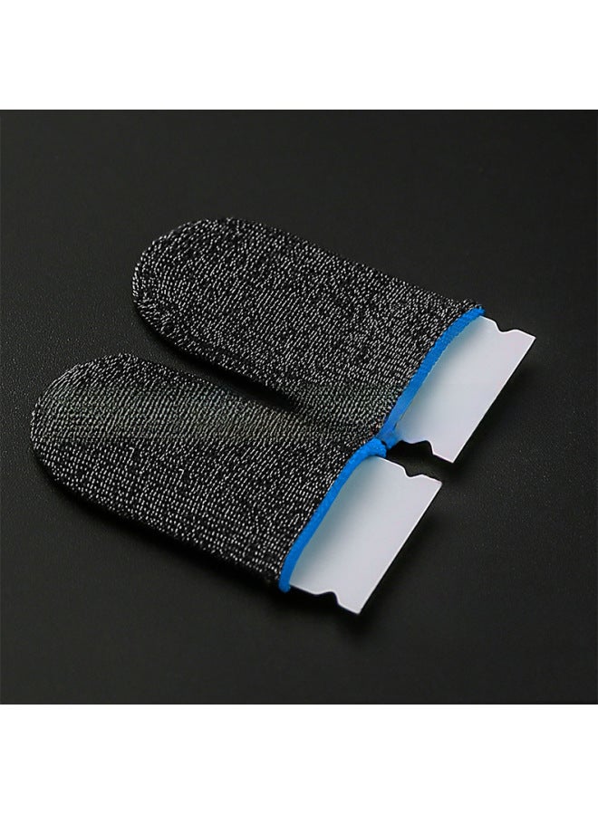 Silver Fiber Game Finger Set Chicken Finger Set 24-pin Silver Fiber Gloves E-sports Breathable Sweat-proof Sliding Mobile Game Finger Set-Product Color:E-sports Model ]  - Image 3