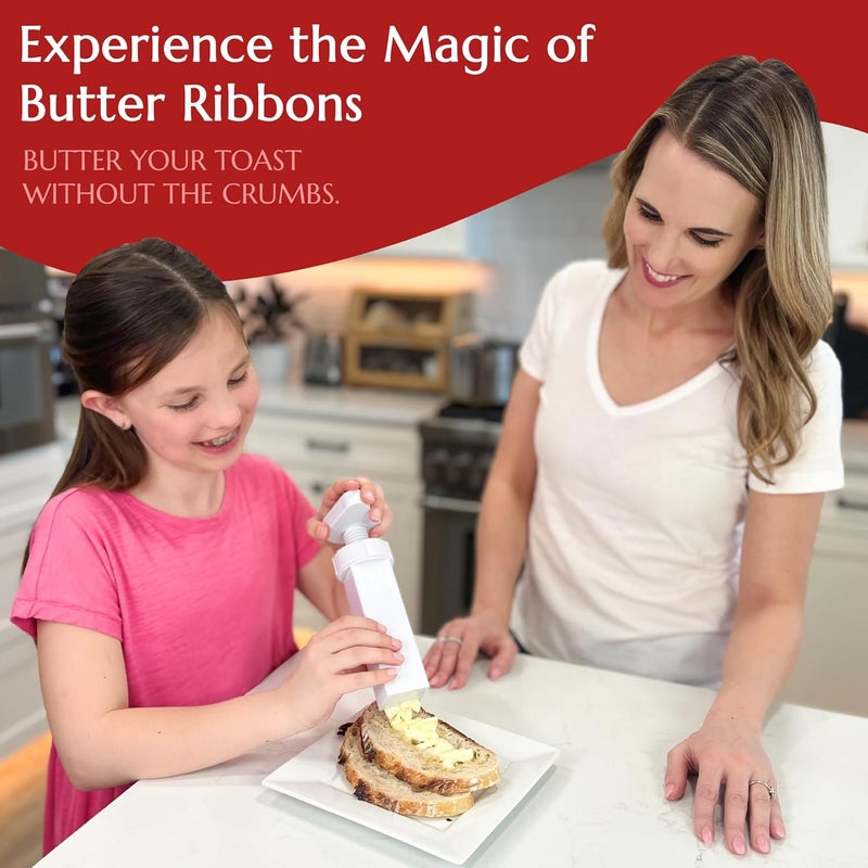MAX SPACE Butter Mill Butter Dispenser Stick with Tablespoon Gradations- Twist to Spread Thin Butter Ribbons, Keeps Butter & Margarine Fresh Longer - Image 2