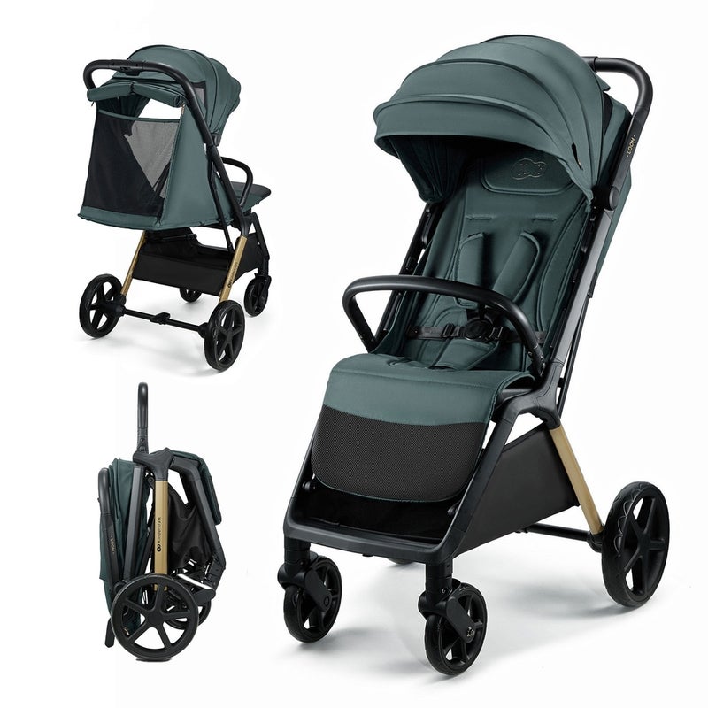 Kinderkraft - Loom Combination Sport Stroller - Green - 26350 - Image 1