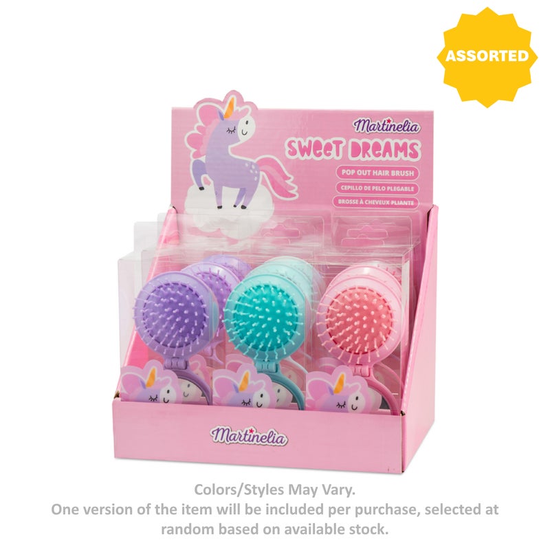 Martinelia Sweet Dreams Unicorn Pop Out Hair Brush (Assorted) - Image 1
