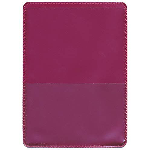 STORE SMART StoreSMART Metallic Maroon Auto Insurance and ID Card Holder – 2 Pack RFS20-MM2 Durable Vinyl Wallets for Vehicle Registration, Insurance Cards, Business Cards, IDs, Organizers, Document Storage - Image 1