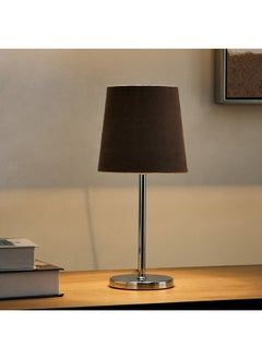 Home Box Marbella Metal Table Lamp with Velvet Shade 31.5 cm  - Image 1
