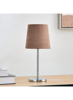 Home Box Marbella Metal Table Lamp with Velvet Shade 31.5 cm  - Image 2