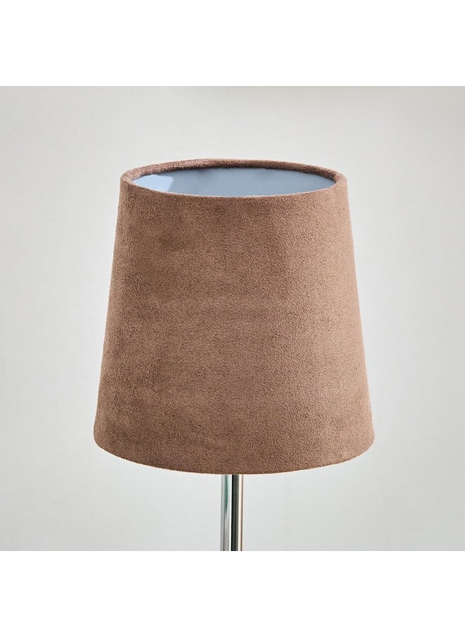 Home Box - Marbella Metal Table Lamp with Velvet Shade 31.5 cm - Image 1