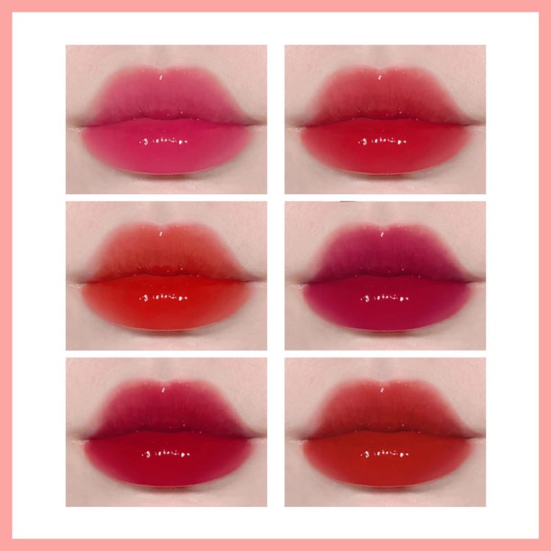 Eakroo 6 Colors Lip Tint Stain Mini Liquid Lipstick, Lip Gloss for Women, Blush for Cheeks, Lip Stain Long Lasting Waterproof, Lip Makeup, Cute Stuff, Non-Stick Cup, High Pigment, Vivid Color - Image 5