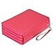 BTSKY 200 Slots Colored Pencil Organizer - Deluxe PU Leather Pencil Case Holder With Removal Handle Strap Pencil Box - Image 2