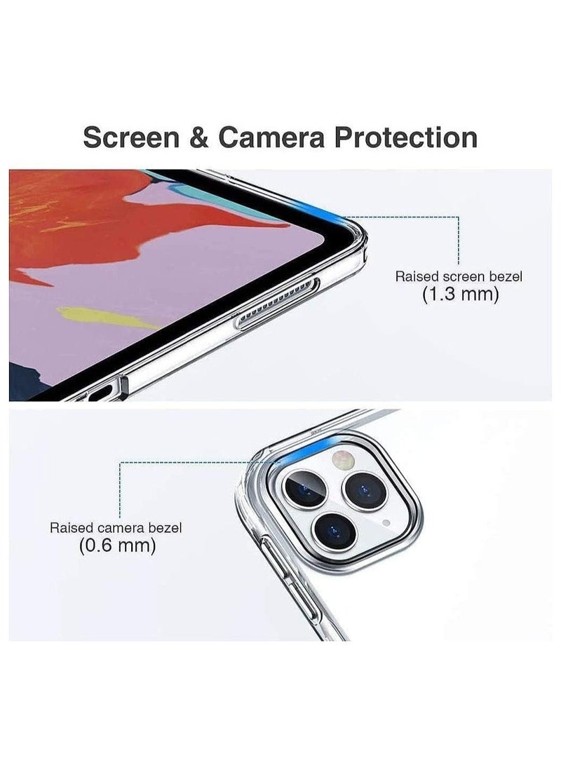 ELTRAZONE TPU Crystal Clear Soft Shell Case Cover for iPad Pro 11 inch 2021, 2020, 2018 Back Cover Transparent. - Image 2