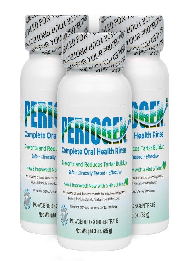 Periogen Oral Rinse (Hint of Mint) 3-PK - The Only Product in The World Clinically Proven to Reduce Dental Tartar Buidup - Image 1