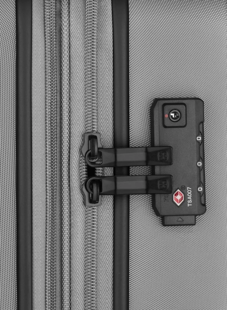Wenger Grey Motion 81 Cm Hardside 4-Double Wheeled Expandable Check-In Luggage Trolley - Grey  | Best Price UAE