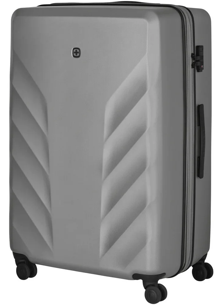 Wenger Grey Motion 81 Cm Hardside 4-Double Wheeled Expandable Check-In Luggage Trolley - Grey  | Best Price UAE