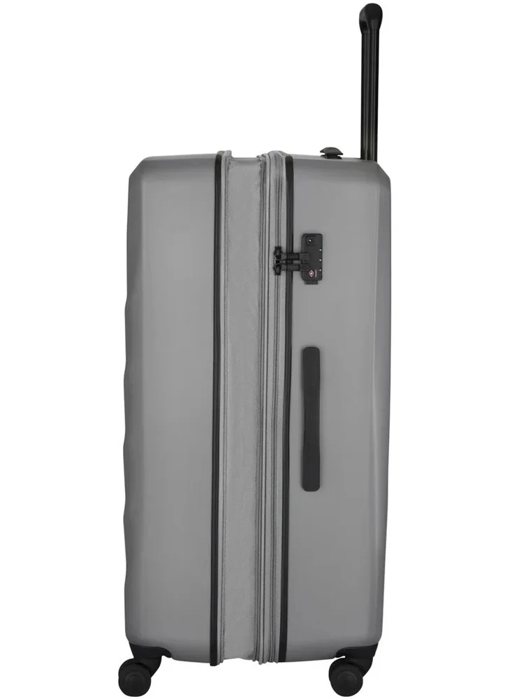 Wenger Grey Motion 81 Cm Hardside 4-Double Wheeled Expandable Check-In Luggage Trolley - Grey  | Best Price UAE