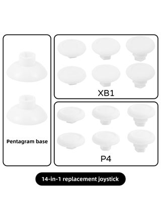 [Source Manufacturer] PS5/PS4/XB1/handle 14-in-1 Suit Universal Swing Head Replacement Rocker Button Cap-Product Color:PS4/XB1-White/14 In 1/with Packaging - pzsku/Z4ACCC2A71D3B309ACAF0Z/45/_/1742367370/5602c467-baca-43b4-b312-40bee852a53f