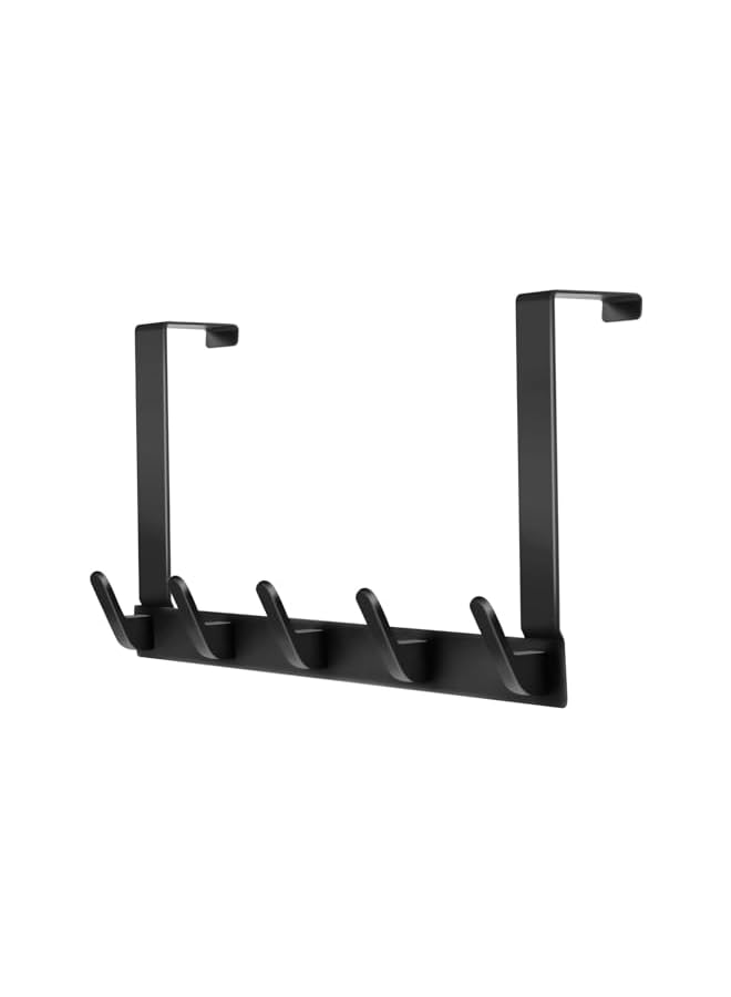 S-TOP Over The Door Hooks, Stainless Steel Heavy Duty Over Door Hanger Hooks for Coat Robe Hat Clothes Towels Hanging - Image 5