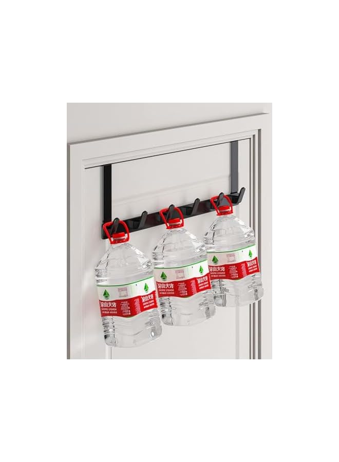 S-TOP Over The Door Hooks, Stainless Steel Heavy Duty Over Door Hanger Hooks for Coat Robe Hat Clothes Towels Hanging - Image 2