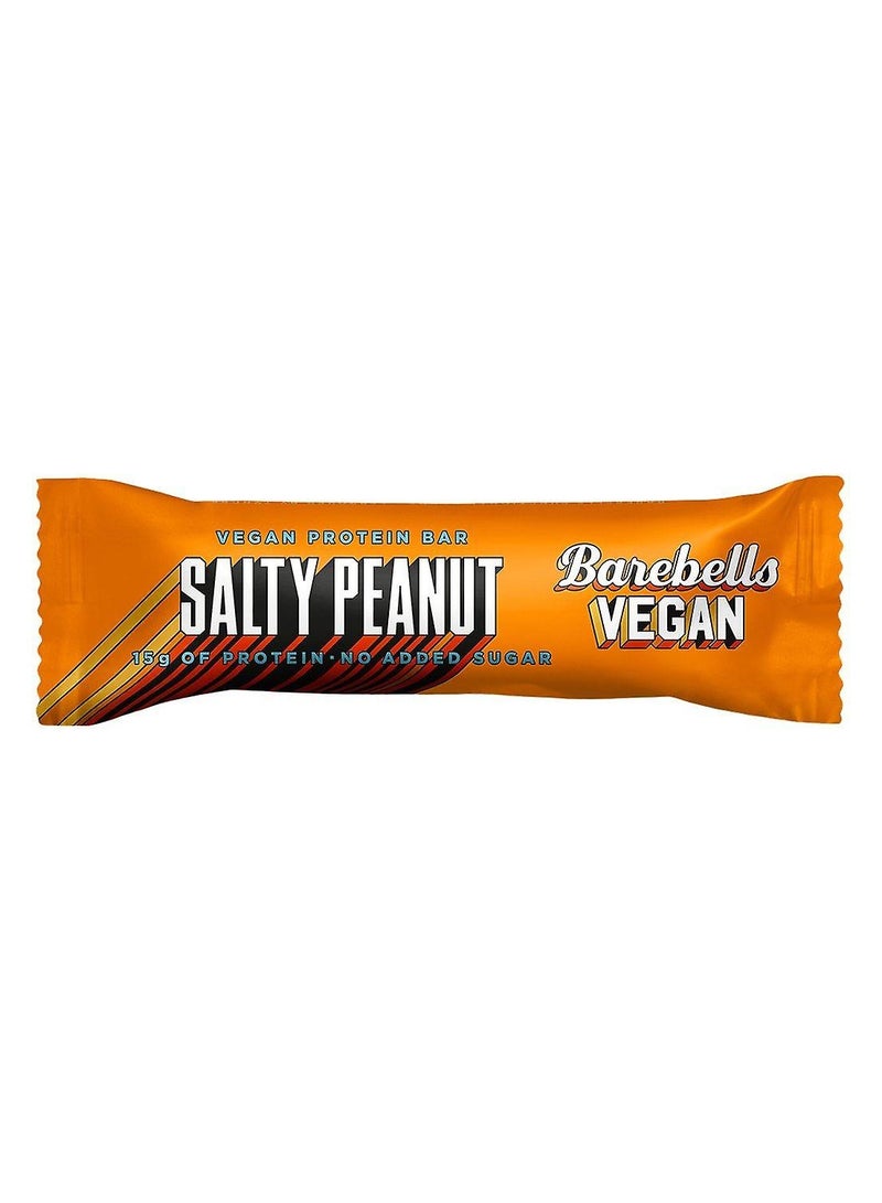 Barebells Vegan Salty Peanut High Protein and Low Carb Bar, 12 x 55g (1,94 oz) No Sugar Snack Protein Bar with 15g protein - Image 3