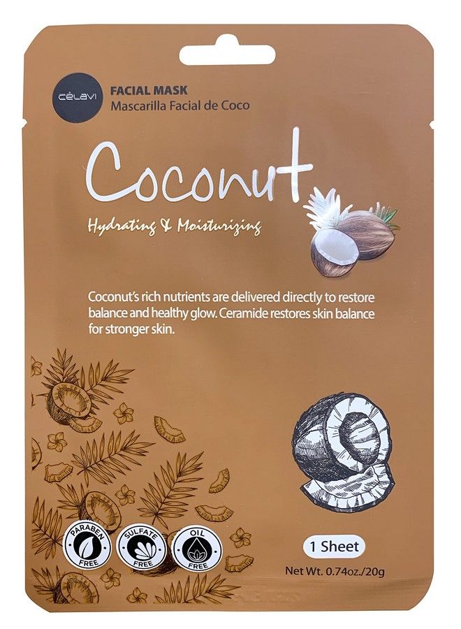 Celavi Cosmetics Celavi Collagen Face Sheet Mask Kbeauty Korea Skin Care Moisturizing New D Type 12 Sheets - Image 3