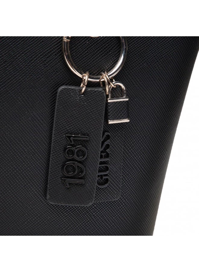 جس حقيبة يد نسائية من Guess - أسود - Image 2