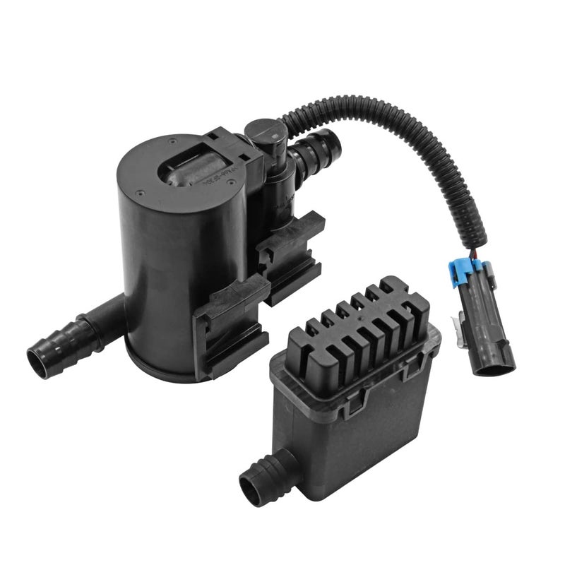 JOMOK 911237 Vapor Canister Vent Solenoid Evaporative Emissions Canister Purge Valve Fits for Chevy for Silverado for GMC for Sierra 1500 2500 3500 20042010 Replaces 10357992 2142082 Black - Image 2