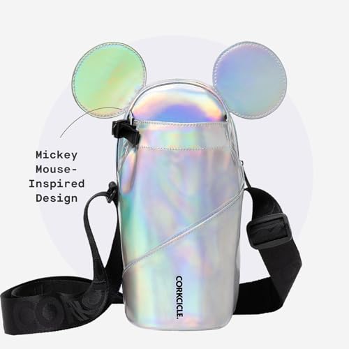 Corkcicle Crossbody Water Bottle Sling Bag - Adjustable Strap - Padded Interior Pocket - Fits 16 oz to 40 oz Tumblers - Summer Drinkware Gift - Minnie Mouse Ears - Image 5