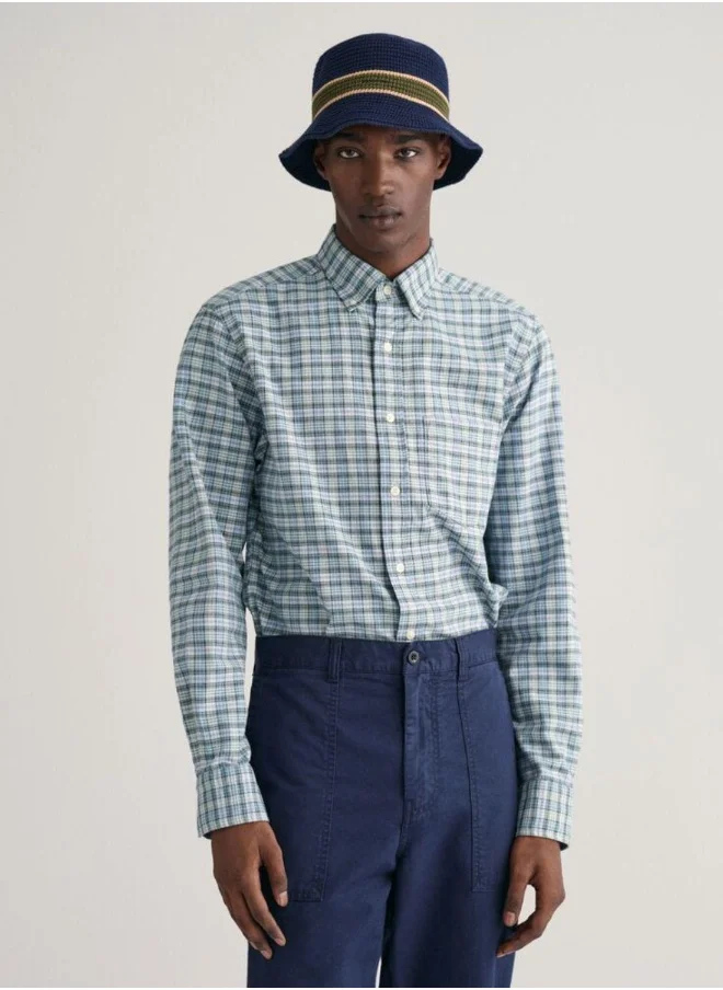 GANT Gant Regular Fit Checked Archive Oxford Shirt
