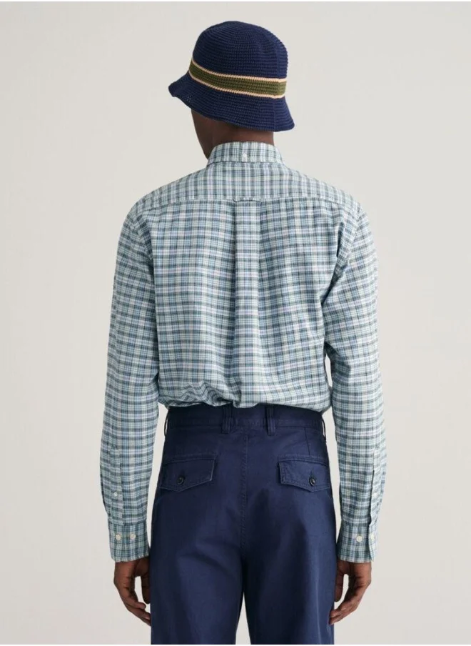 GANT Gant Regular Fit Checked Archive Oxford Shirt