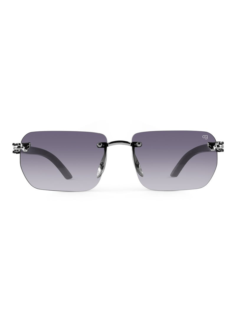 Woggles Uv-Protected Rimless Rectangle Sunglasses - Image 4